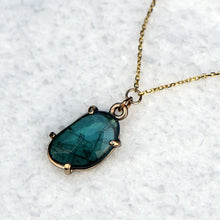Load image into Gallery viewer, Blue Tourmaline Ocean Necklace
