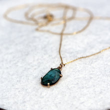 Load image into Gallery viewer, Blue Tourmaline Ocean Necklace