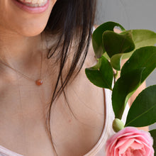 Load image into Gallery viewer, Sunstone Teardrop Necklace: abundance