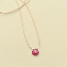 Load image into Gallery viewer, Teardrop Necklace - Choose Your Gemstone