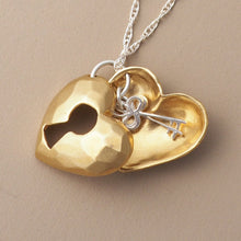 Load image into Gallery viewer, Key to My Heart Locket
