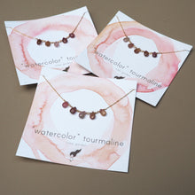 Load image into Gallery viewer, Watercolor Tourmaline Necklace
