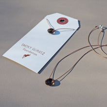 Load image into Gallery viewer, Smoky Quartz Teardrop Necklace: foundation