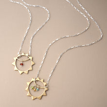 Load image into Gallery viewer, Birthstone Sunshine Necklace