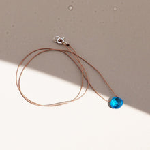Load image into Gallery viewer, Apatite Teardrop Necklace: motivation