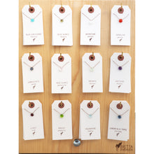 Load image into Gallery viewer, Teardrop Necklace - Choose Your Gemstone