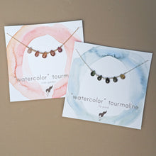 Load image into Gallery viewer, Watercolor Tourmaline Necklace
