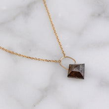 Load image into Gallery viewer, Diamond Shield Necklace
