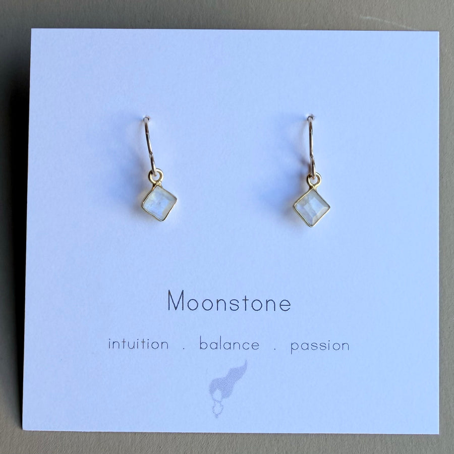 Meridian Earrings on gold