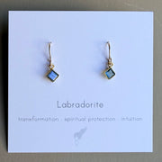 Meridian Earrings on gold