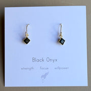 Meridian Earrings on gold
