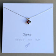 Meridian Necklace on silver