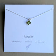 Meridian Necklace on silver