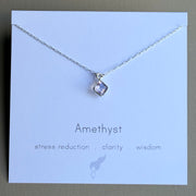 Meridian Necklace on silver