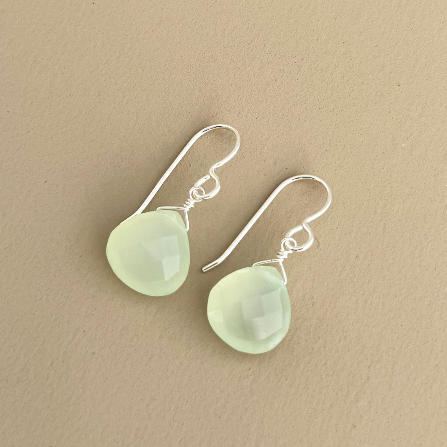 Blue Chalcedony Earrings