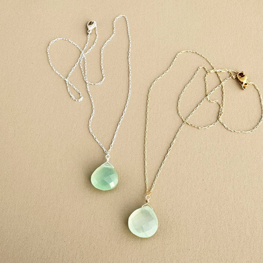 Blue Chalcedony Necklace