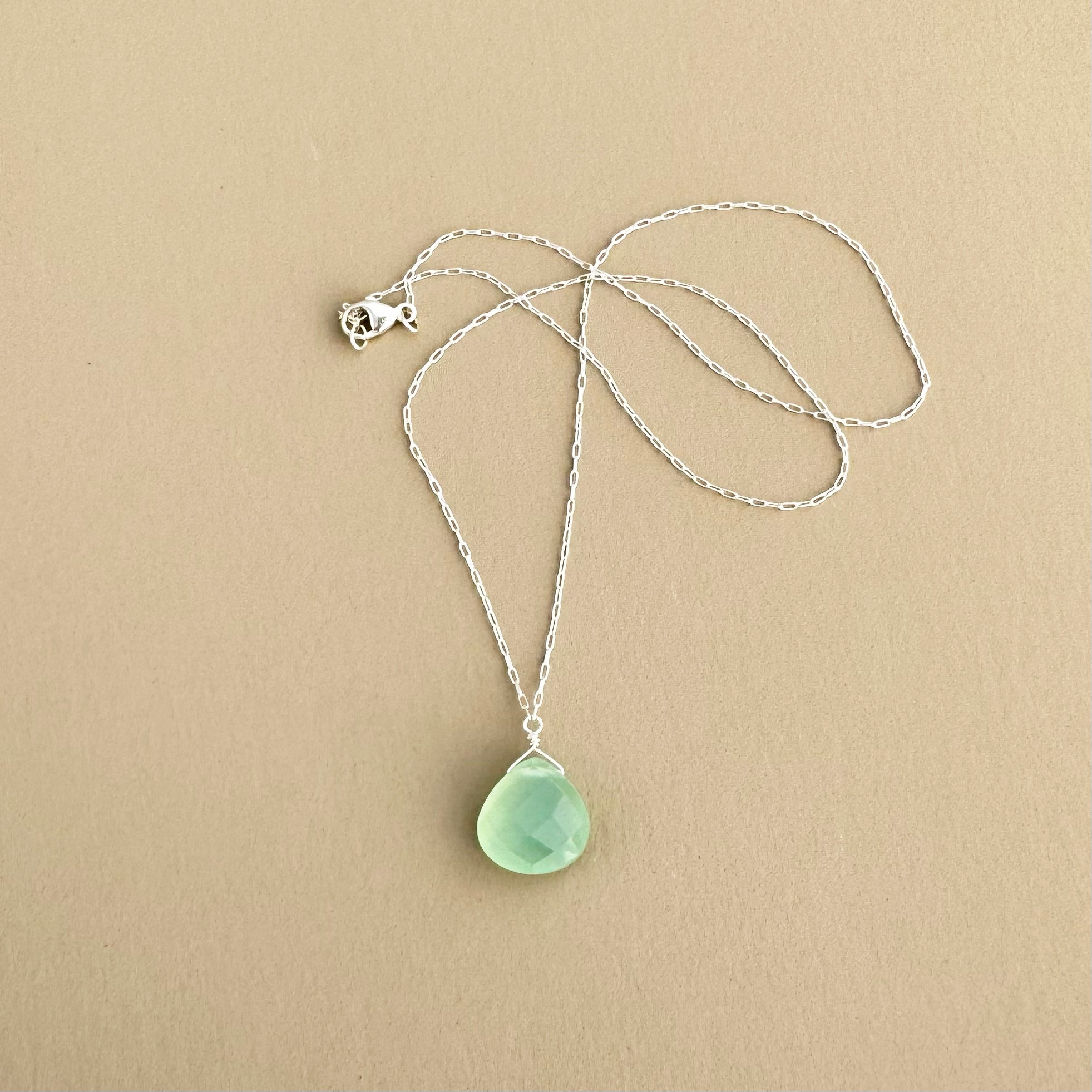Blue Chalcedony Necklace