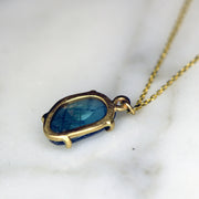 Blue Tourmaline Ocean Necklace