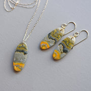 Golden Strata Jasper Earrings
