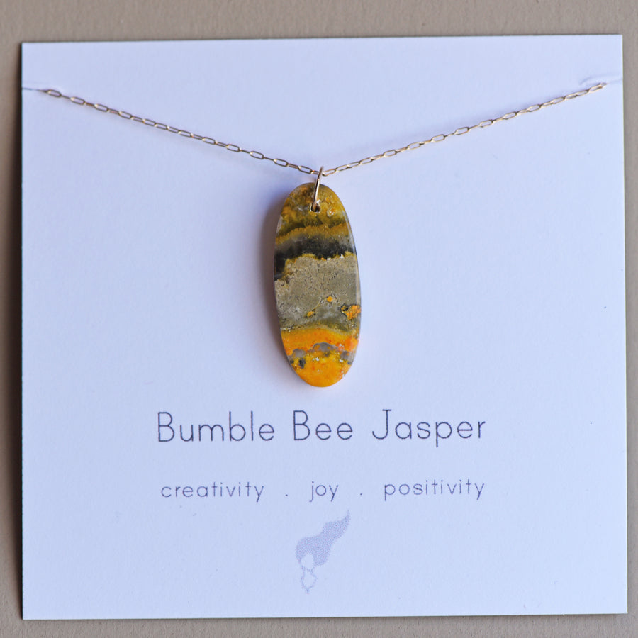 Golden Strata Jasper Necklace