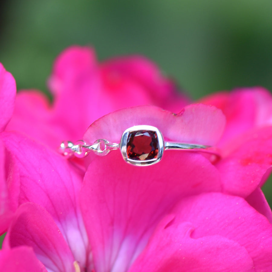 Confluence Rings: four gemstone choices