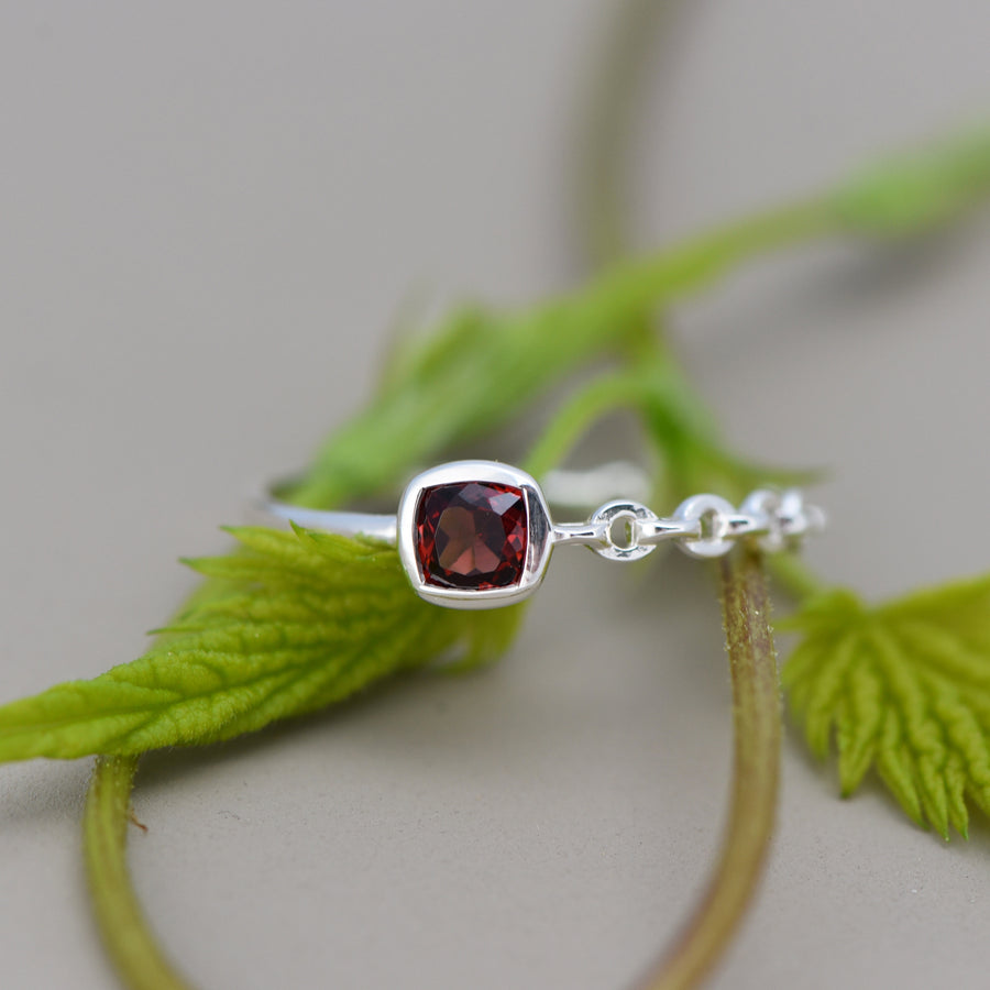 Confluence Rings: four gemstone choices