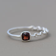 Confluence Rings: four gemstone choices