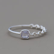 Confluence Rings: four gemstone choices