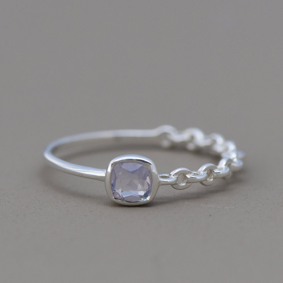 Confluence Rings: four gemstone choices