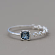 Confluence Rings: four gemstone choices