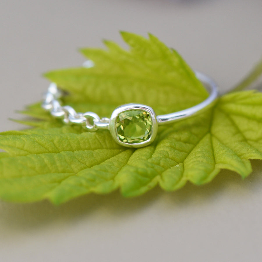 Confluence Rings: four gemstone choices