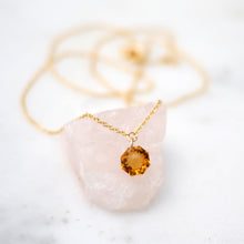 Load image into Gallery viewer, Fire Citrine Necklace
