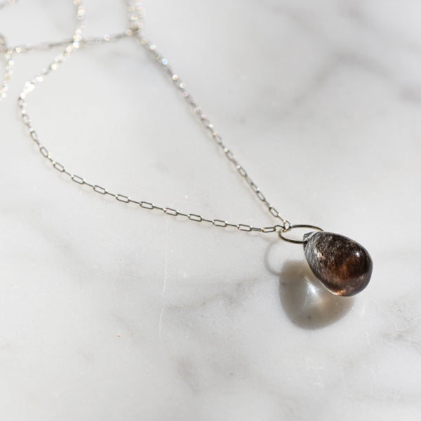 Copper Aquamarine Necklace