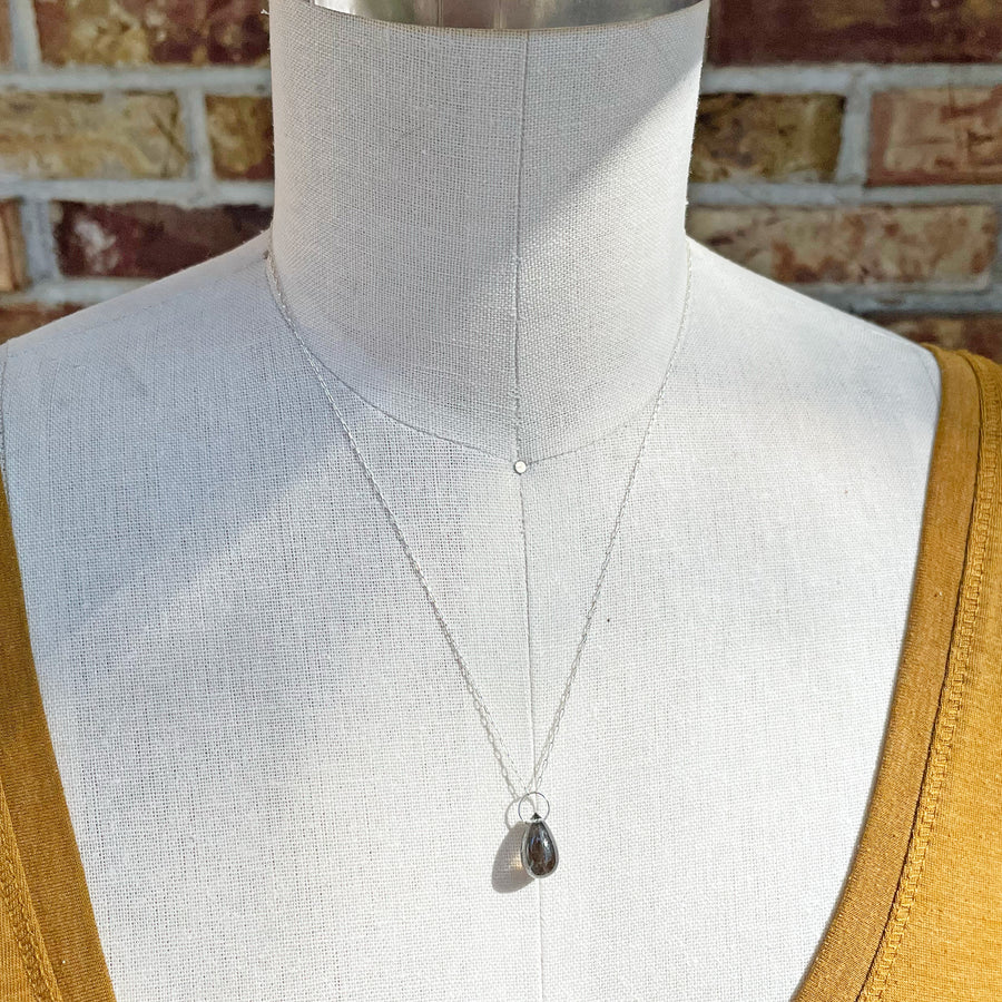 Copper Aquamarine Necklace