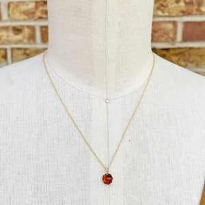 Fire Citrine Necklace