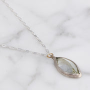 Prasiolite Pod Necklace