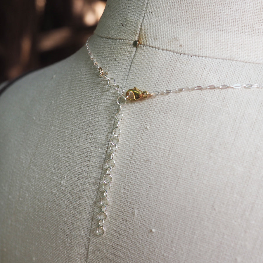 Prasiolite Pod Necklace