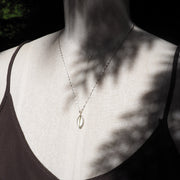 Prasiolite Pod Necklace