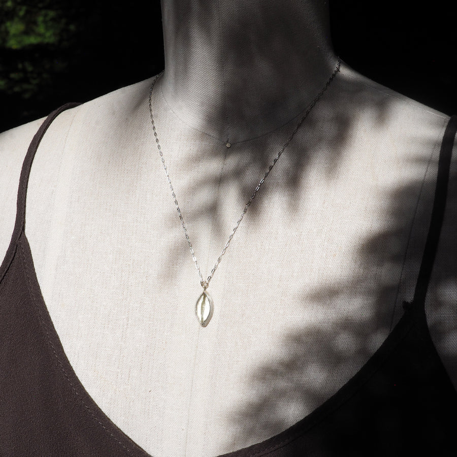 Prasiolite Pod Necklace