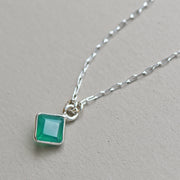 Meridian Necklace on silver