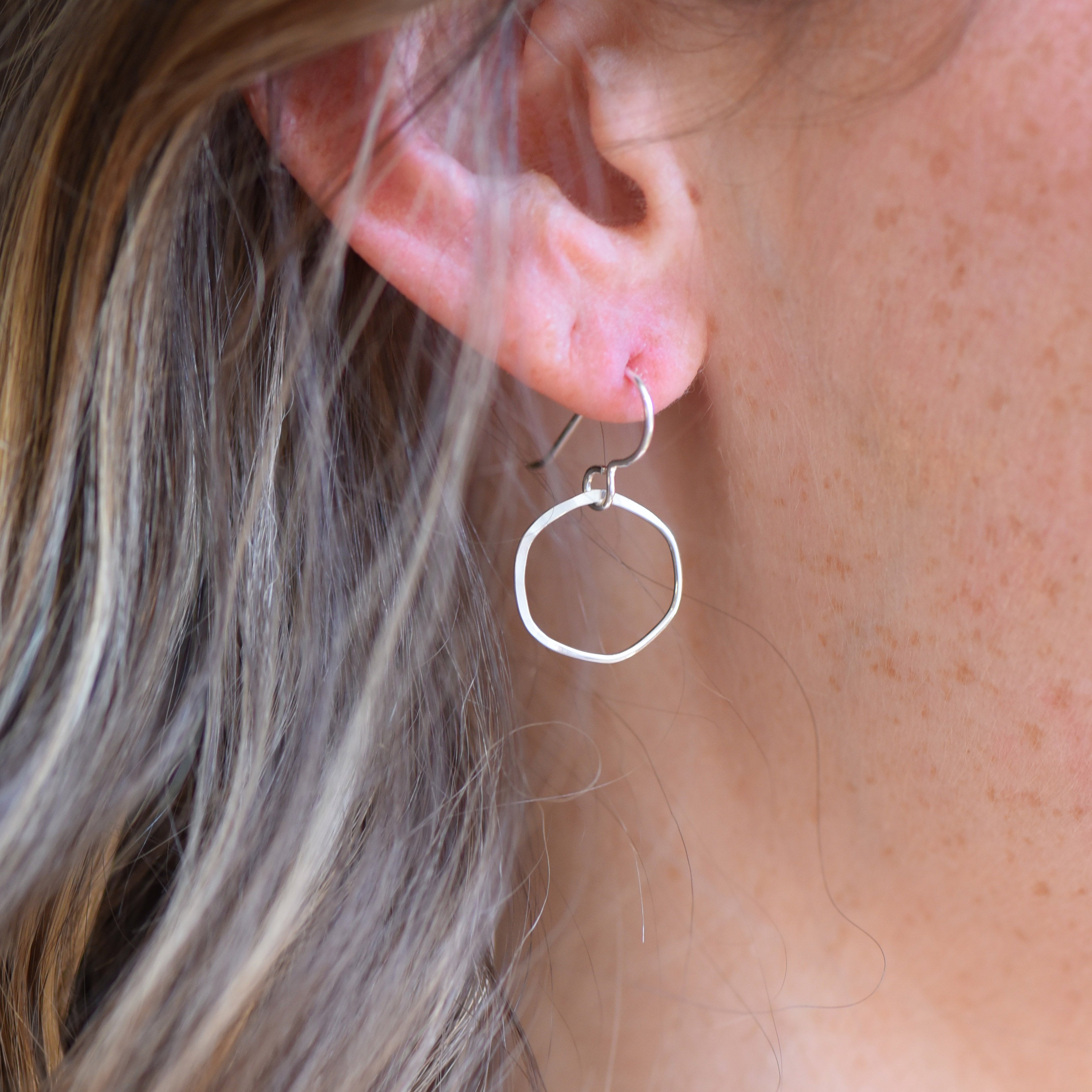 Imperfect Circle Earrings