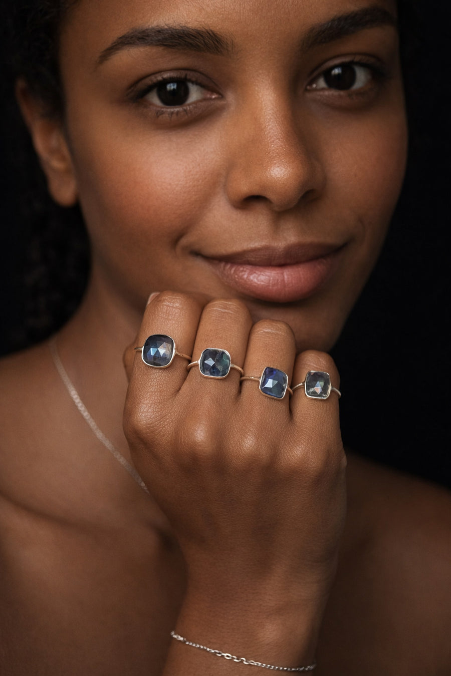 Labradorite Transformation Ring