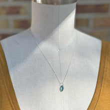 Load image into Gallery viewer, London Blue Topaz Marquis Necklace
