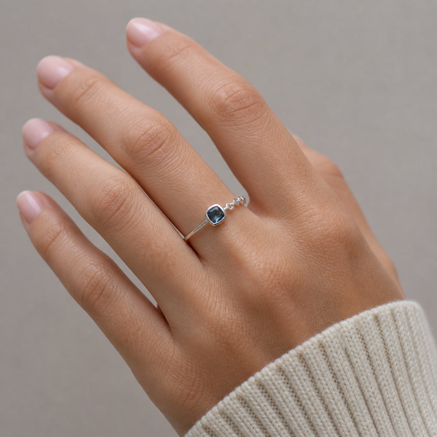Confluence Rings: four gemstone choices