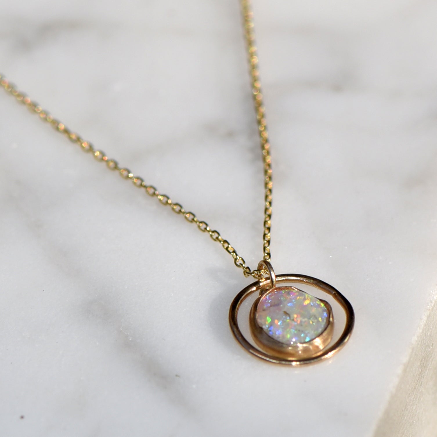 Flowing Opal Necklace