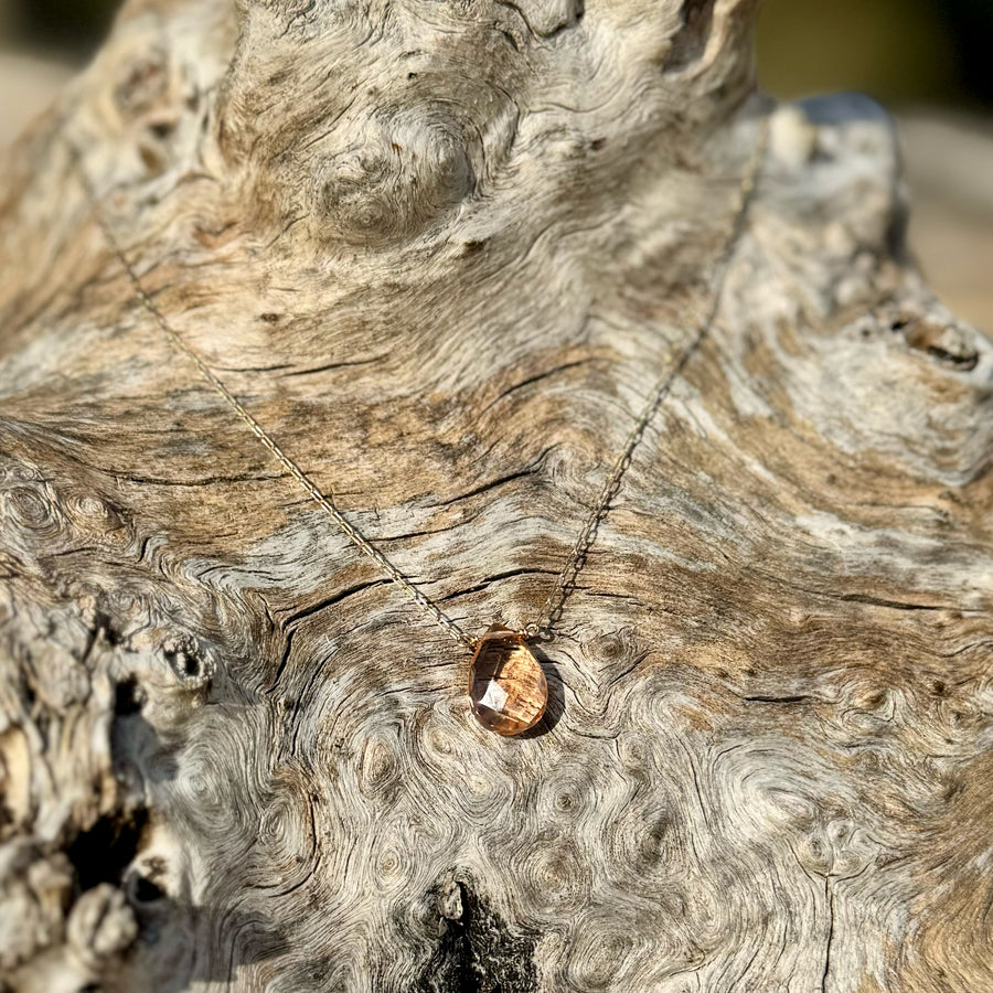 Rose Champagne Necklace