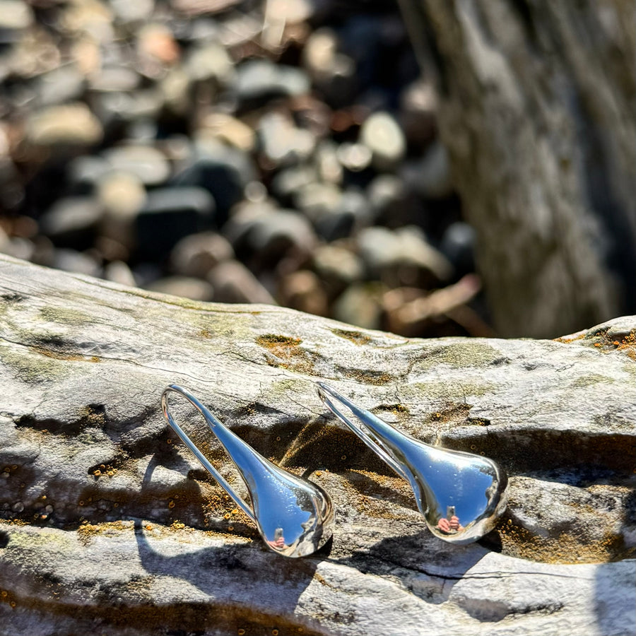 Silver Rain Earrings