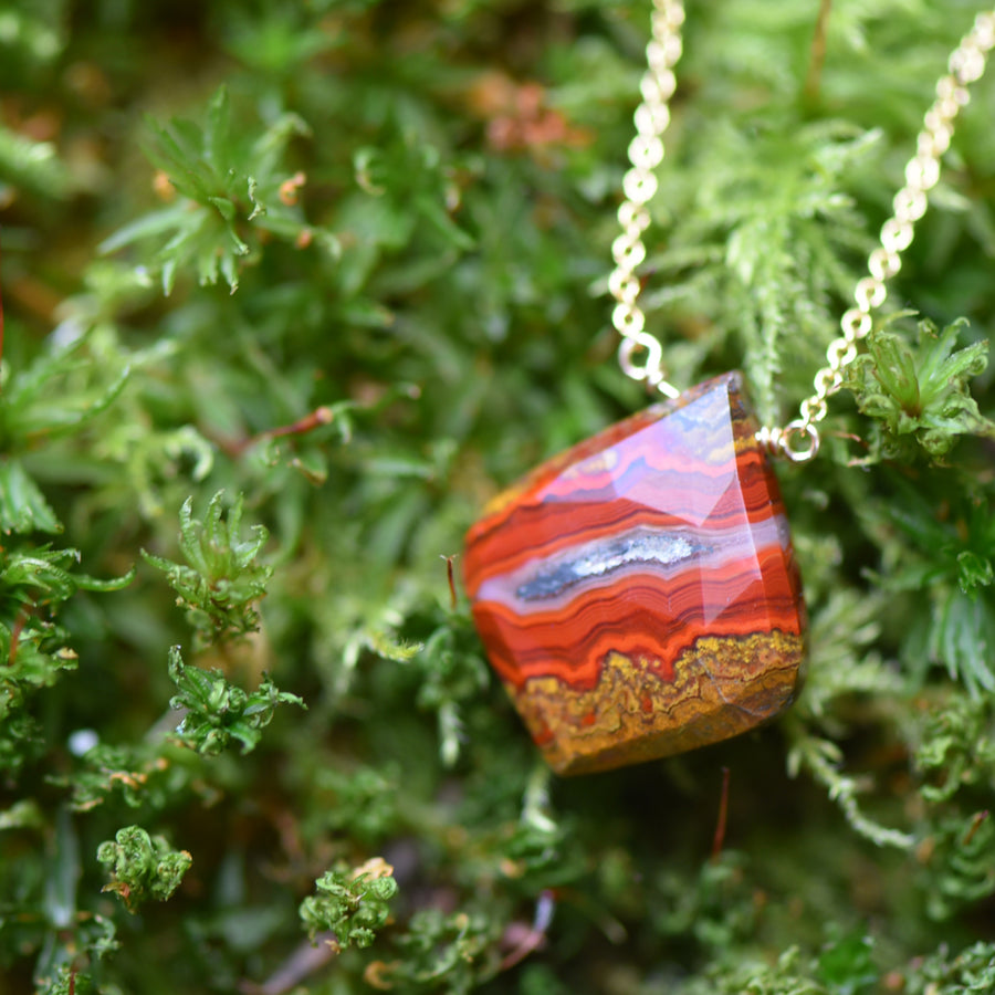 Ancient Earth Red Jasper Necklace