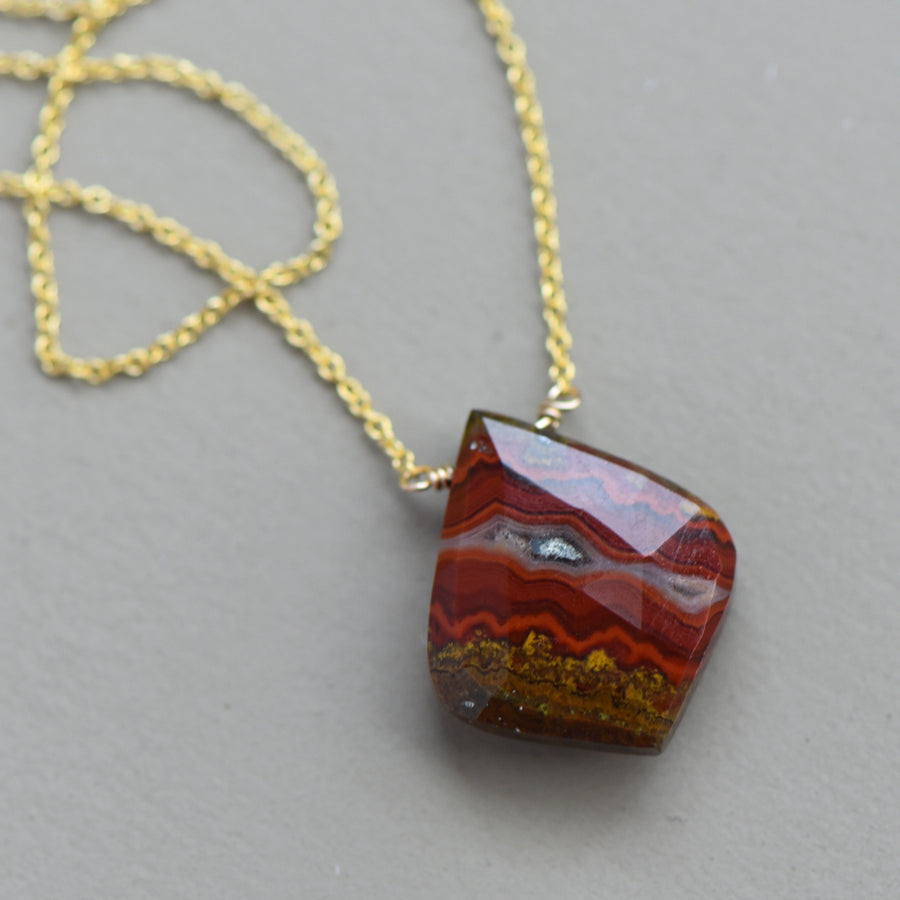 Ancient Earth Red Jasper Necklace