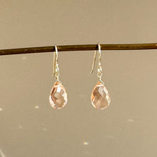 Load image into Gallery viewer, Rose Champagne Earrings
